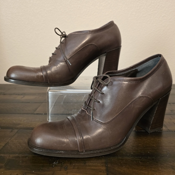 Massimo Italy Brown Lace Up Ankle Shoe 6.5 - Picture 1 of 6